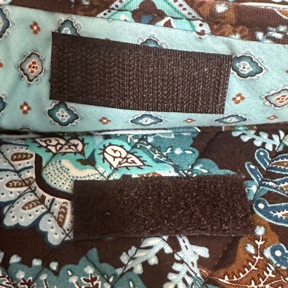 Vera Bradley Retired  Java Blue Crossbody Bag  Multiple Compartments - Picture 6 of 14